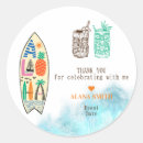 Search for hawaiian surfer stickers Luau
