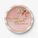 Search for sweet as a peach plates Girl