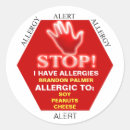 Search for red alert stickers For kids