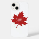 Search for canadian maple leaf iphone cases Red