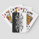 Search for optical illusion playing cards Black and white