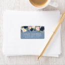 Search for wedding winter return address labels Dusty blue