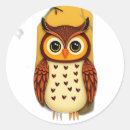 Search for colourful owl stickers Nature