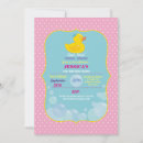 Search for rubber ducky invitations Bubble