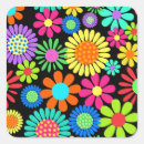 Search for retro flower power stickers Floral