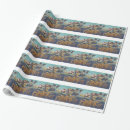 Search for sea otters wrapping paper Ocean