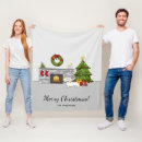 Search for dachshund christmas blankets Illustration