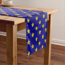 Search for gold star table runners Navy blue