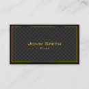 Search for airplane business cards Pilot