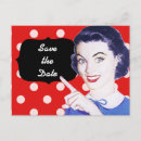 Search for womans save the date postcards Retro