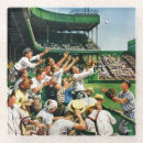 Search for vintage baseball coasters Retro