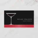 Search for martini business cards Modern