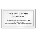 Search for barrister business cards Professional