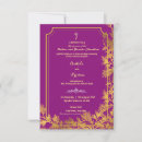 Search for royal purple gold wedding invitations Simple
