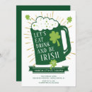 Search for beer mug invitations Shamrock
