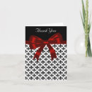 Search for fleur de lis thank you cards Black