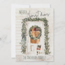 Search for front door christmas cards Dog