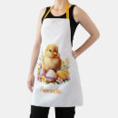 Search for spring chicken aprons Easter