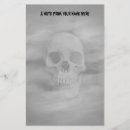 Search for skull stationery paper Halloween