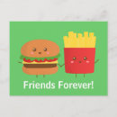 Search for cute hamburger postcards Fast food