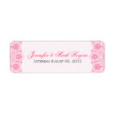 Search for lace return address labels weddings White