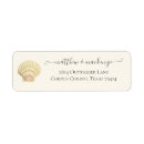Search for scallop return address labels Seashell