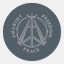 Search for anarchy symbol stickers Peace