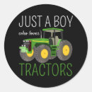 Search for tractor kids stickers Boy