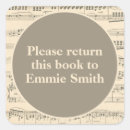 Search for music bookplates Vintage