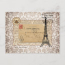 Search for vintage postmark postcards France