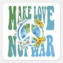 Search for retro peace sign stickers World