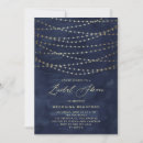 Search for light blue bridal shower invitations String lights