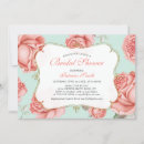 Search for shabby bridal shower invitations Floral