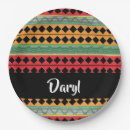 Search for african pattern paper plates Geometric