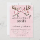 Search for deer rehearsal dinner invitations Watercolor