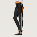 Search for orange stripes leggings Orange and black