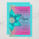 Search for turquoise ombre invitations Star of david