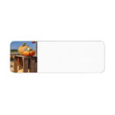 Search for autumn harvest return address labels Halloween