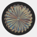 Search for metallic flower stickers Black