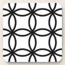 Search for ring coasters Black and white