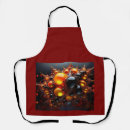 Search for gold and black aprons Unique