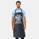 Search for manly aprons Bbq