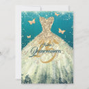 Search for teal and gold quinceanera invitations 15th birthday