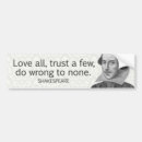 Search for shakespeare bumper stickers Bard