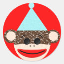 Search for sock monkey stickers Boy