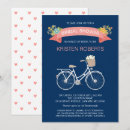 Search for bicycle bridal shower invitations Modern