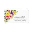 Search for flower garden return address labels Modern