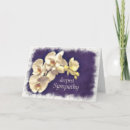 Search for white orchids cards Bereavement