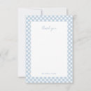 Search for gingham thank you cards Blue