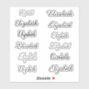 Search for clear name stickers Vinyl